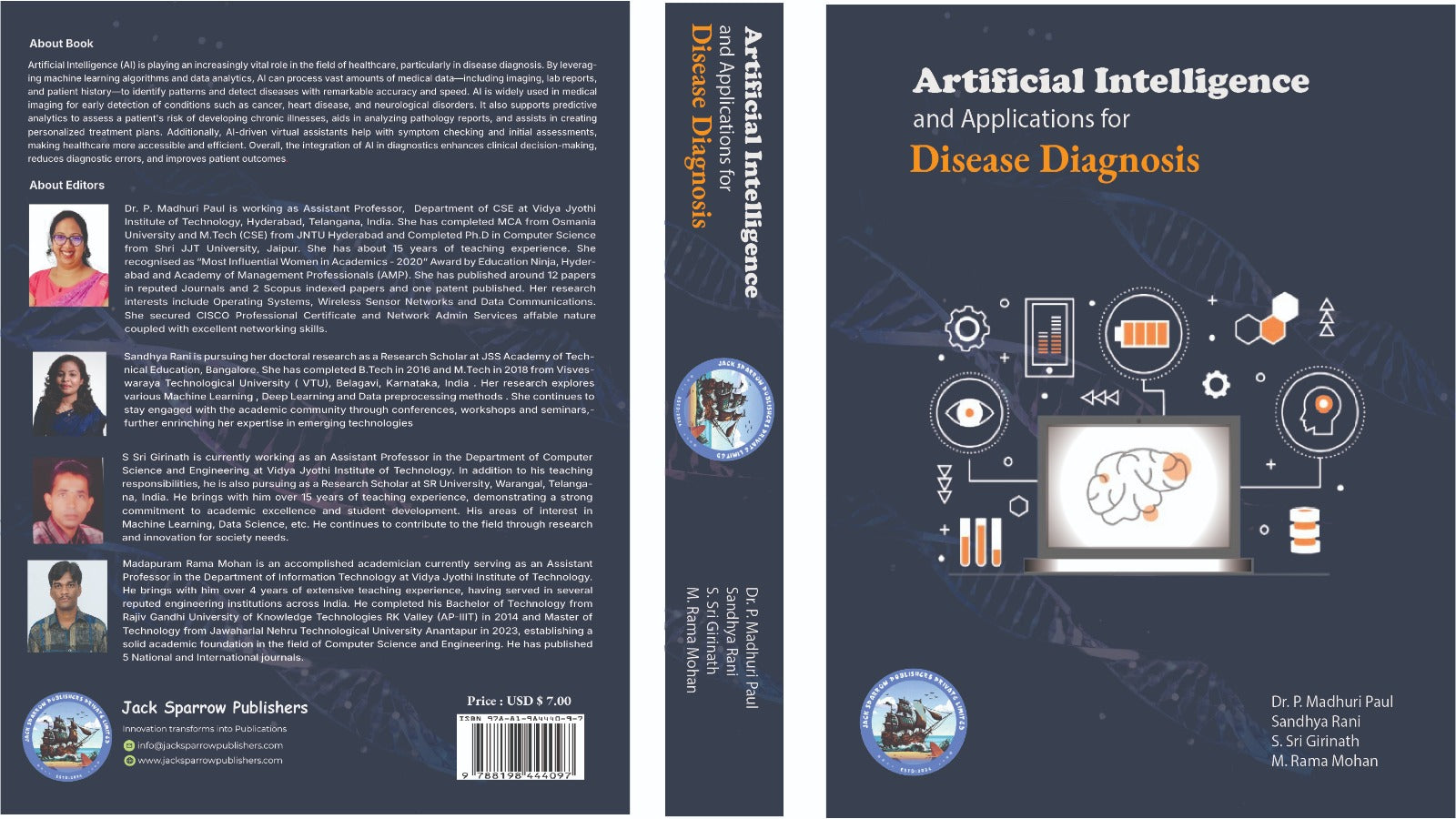 Artificial Intelligence and Applications for Disease Diagnosis