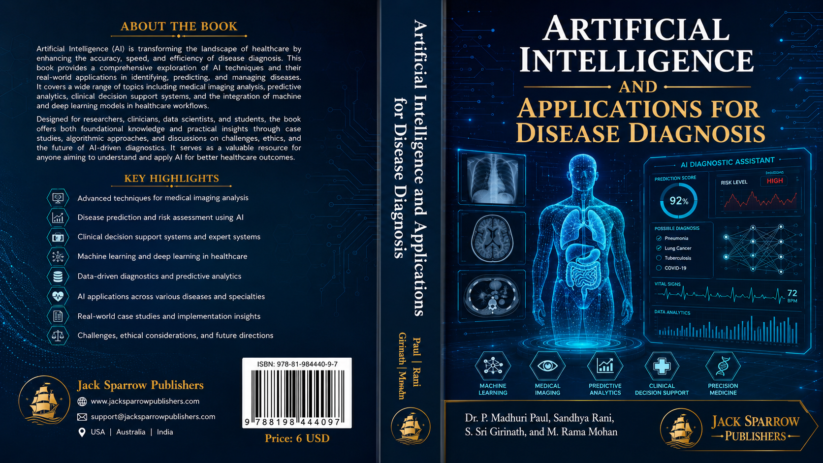 Artificial Intelligence and Applications for Disease Diagnosis