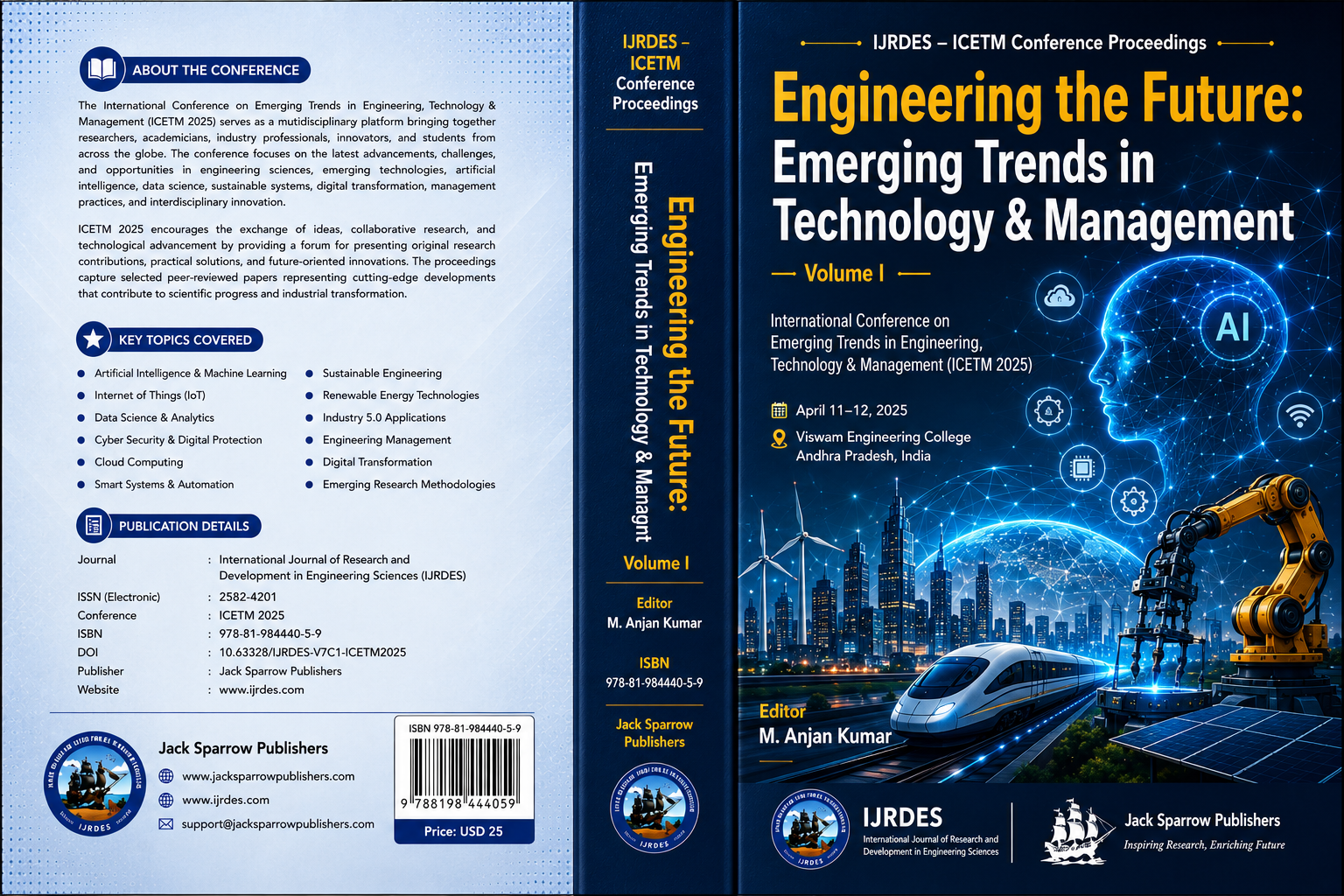 Engineering the Future:  Emerging Trends in  Technology & Management  Volume I