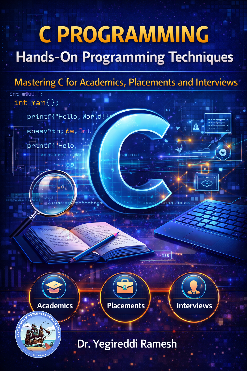 C Programming: Hands - on Programming Techniques Mastering C for Academics , Placements and Interviews
