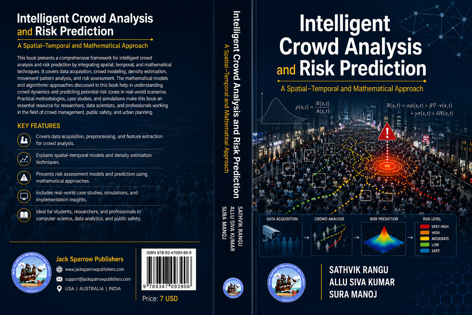 Intelligent Crowd Analysis and Risk Prediction : A Spatial–Temporal and Mathematical Approach
