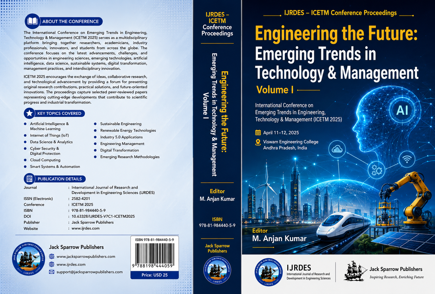 Engineering the Future:  Emerging Trends in  Technology & Management  Volume I