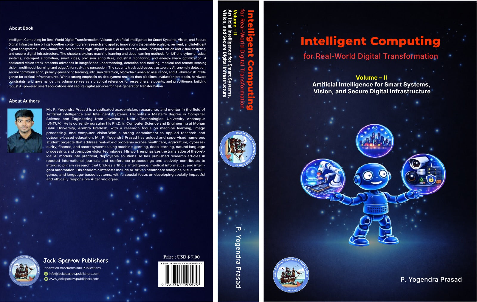 Intelligent Computing for Real-World Digital Transformation ; Volume – II : Artificial Intelligence for Smart Systems, Vision, and Secure Digital Infrastructure