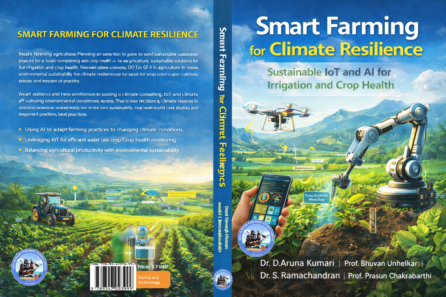 Smart Farming for Climate Resilience : Sustaible IoT and AI for Irrigation and Crop Health