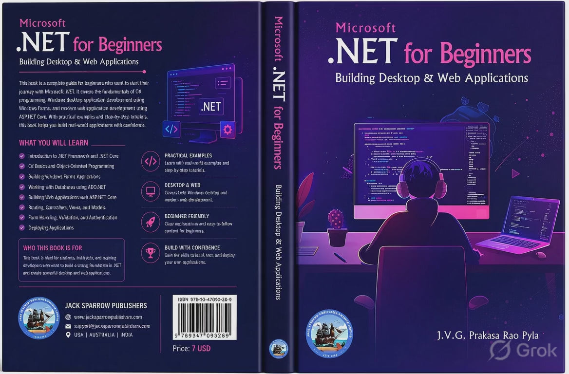 Microsoft.NET for Beginners : Building Desktop & Web Applications
